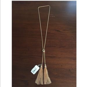 Presleigh Love Knot Y Gold Necklace